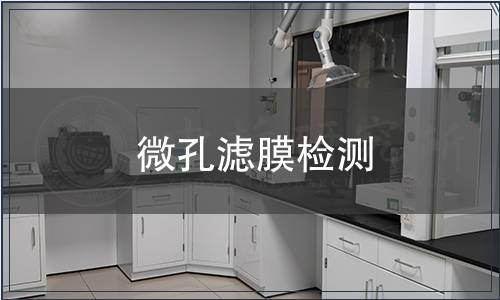 微孔濾膜檢測